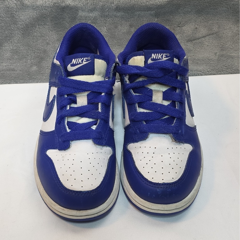 Nike Dunk Low Kentucky Blue/white Kids Size 13C FB9108-106